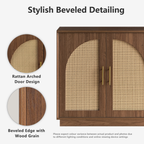 Rattan Sideboard - Oak Natural for Dining Room & Living Room