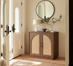 Rattan Sideboard - Oak Natural for Dining Room & Living Room