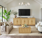 Rattan Sideboard - Oak Natural for Dining Room & Living Room