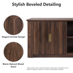 Wetalus 71"Kitchen with Hutch and Shelves, Walnut